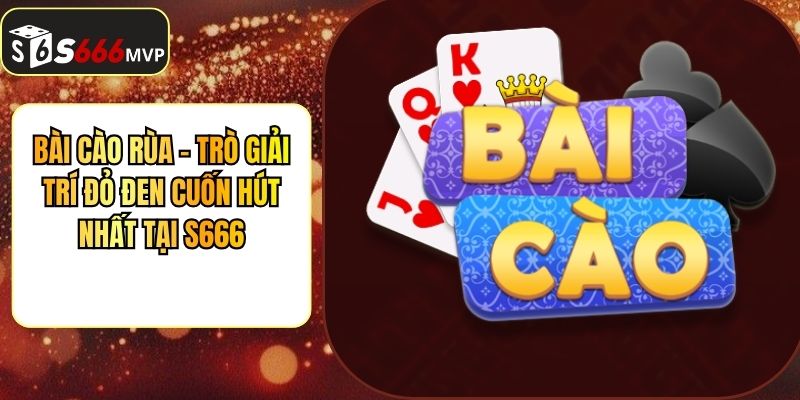 Bài Cào Rùa - Trò Giải Trí Đỏ Đen Cuốn Hút Nhất Tại S666 - golden68.best