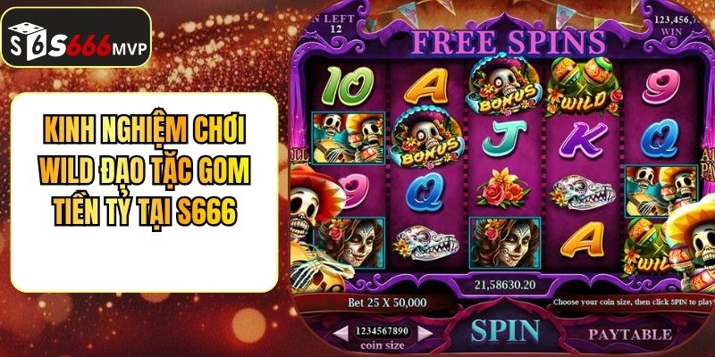 Kinh Nghiệm Chơi Wild Đạo Tặc Gom Tiền Tỷ Tại S666 - golden68.best