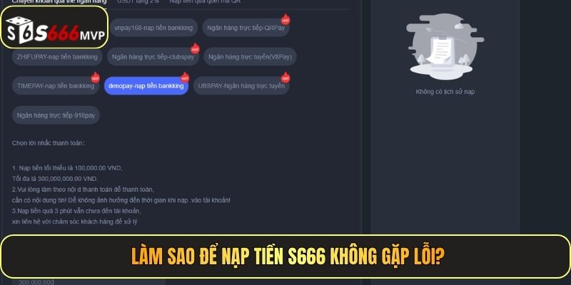Nạp Tiền S666 - Thao Tác Đơn Giản, Chơi Ngay Tức Thì - golden68.best